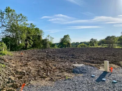 Travaux d'aménagement en cours